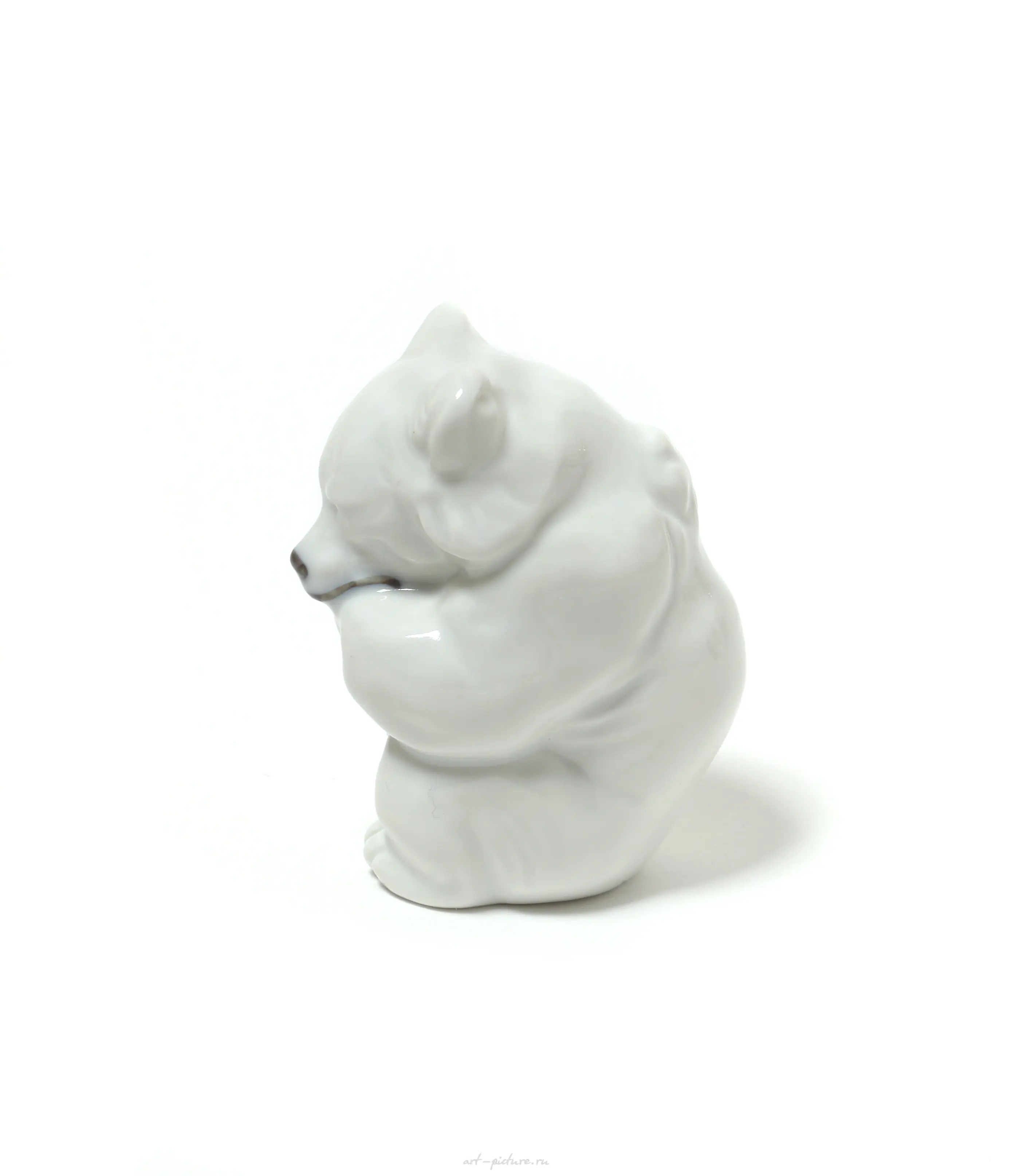 Porcelain figurine (statuette) "Bear." Denmark, Copenhagen, Royal Copenhagen. — photo 4