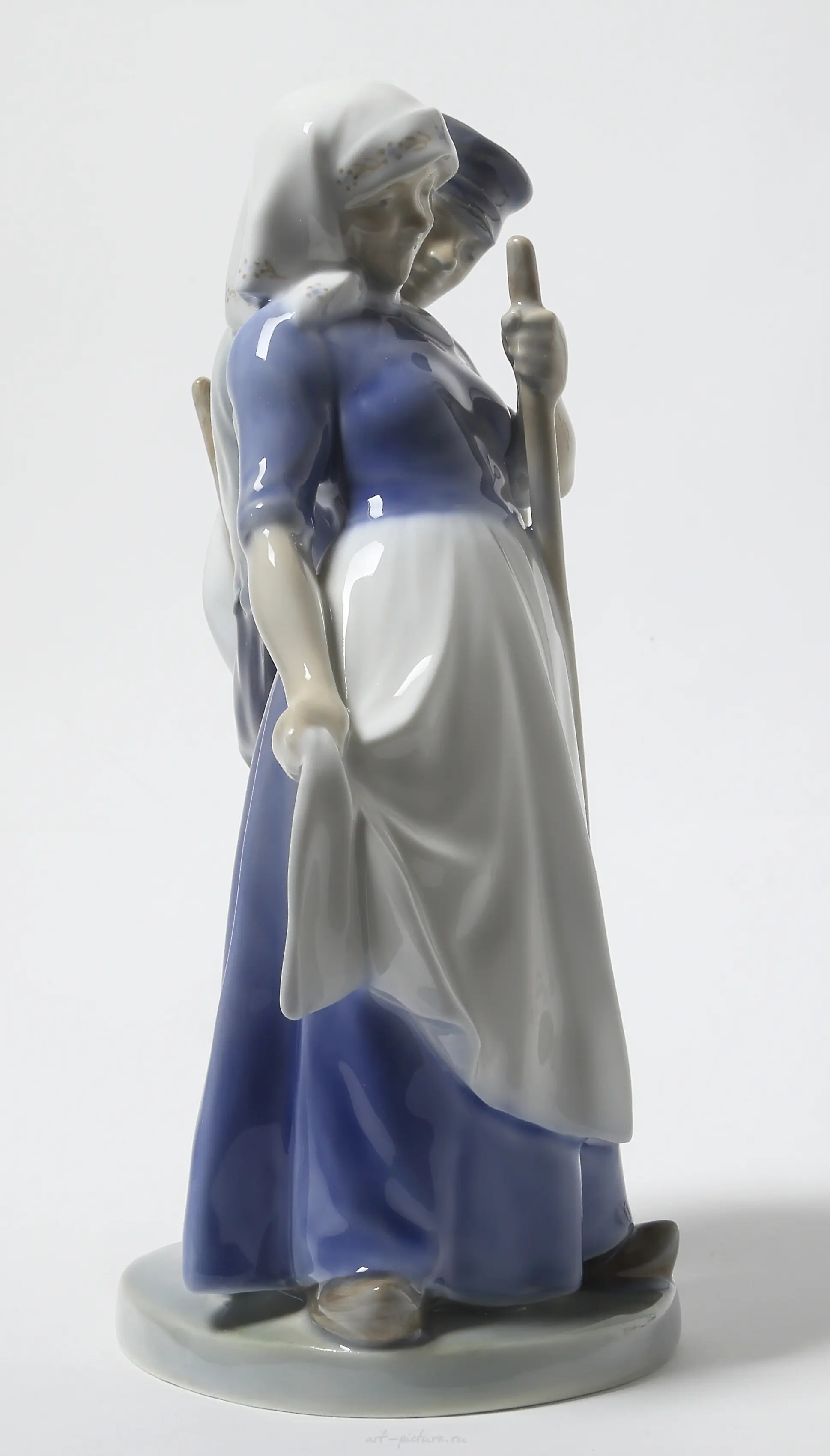 "Porcelain figurine Harvesters Royal Copenhagen" — photo 5