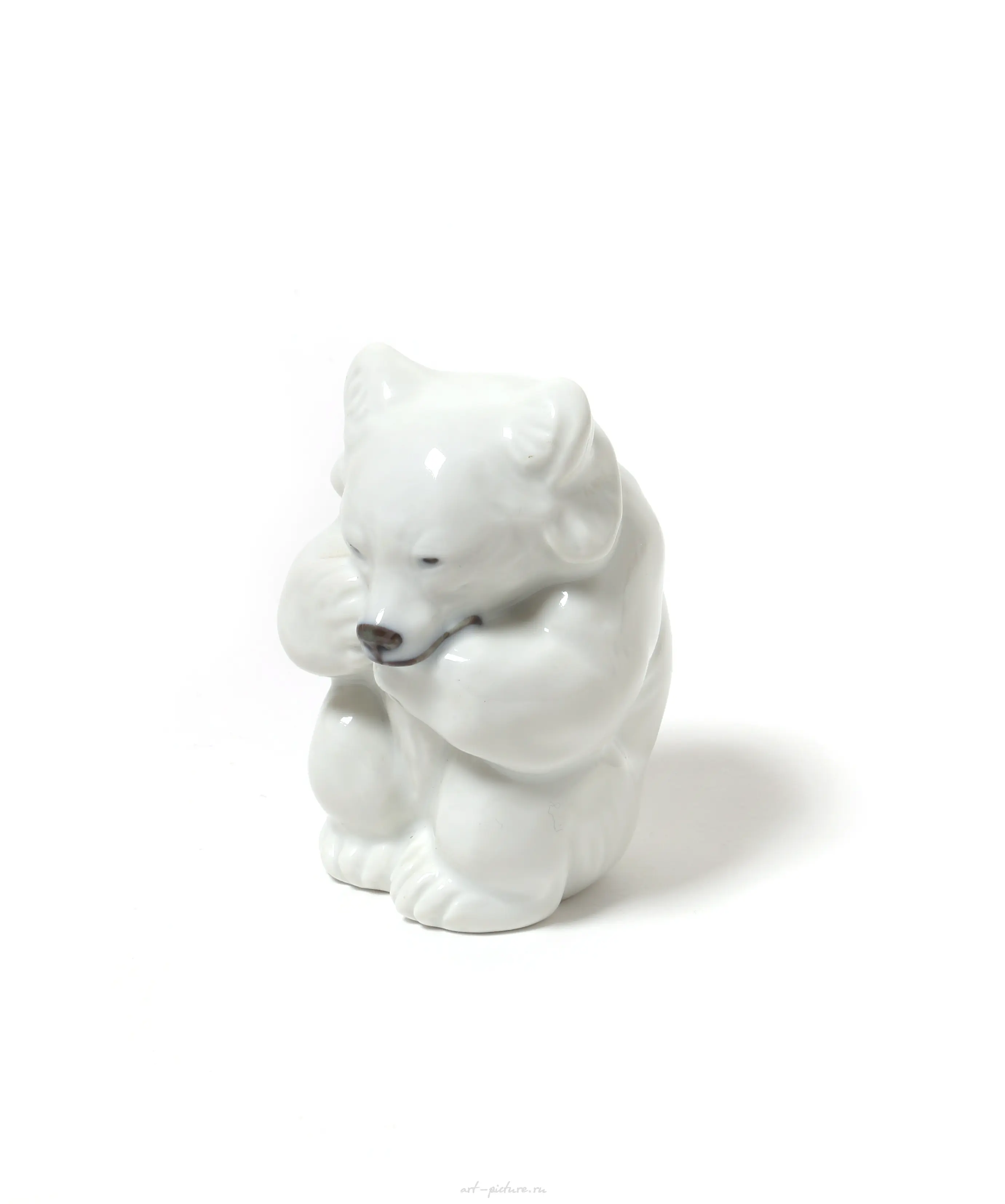 Porcelain figurine (statuette) "Bear." Denmark, Copenhagen, Royal Copenhagen. — photo 5