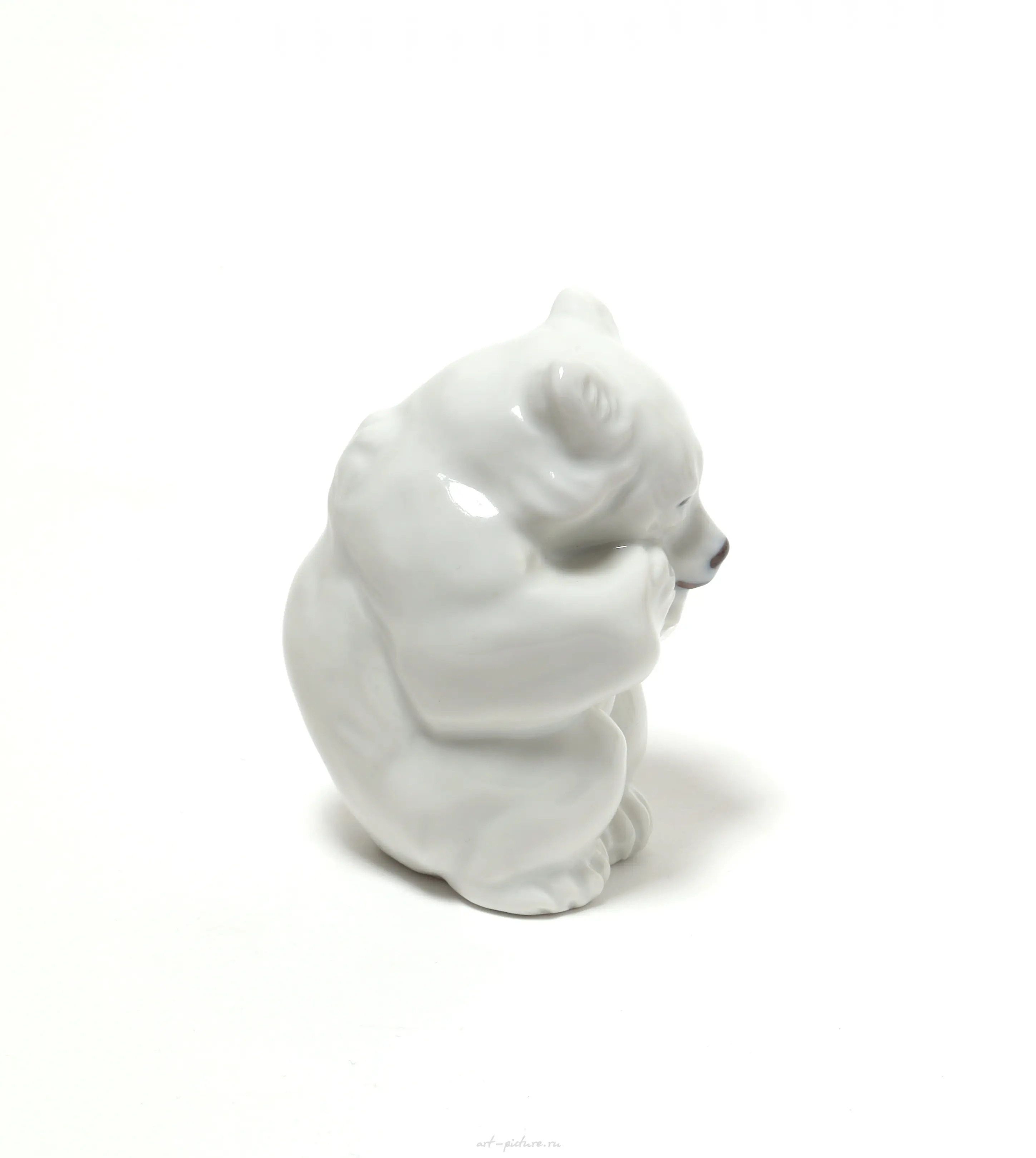 Porcelain figurine (statuette) "Bear." Denmark, Copenhagen, Royal Copenhagen. — photo 2