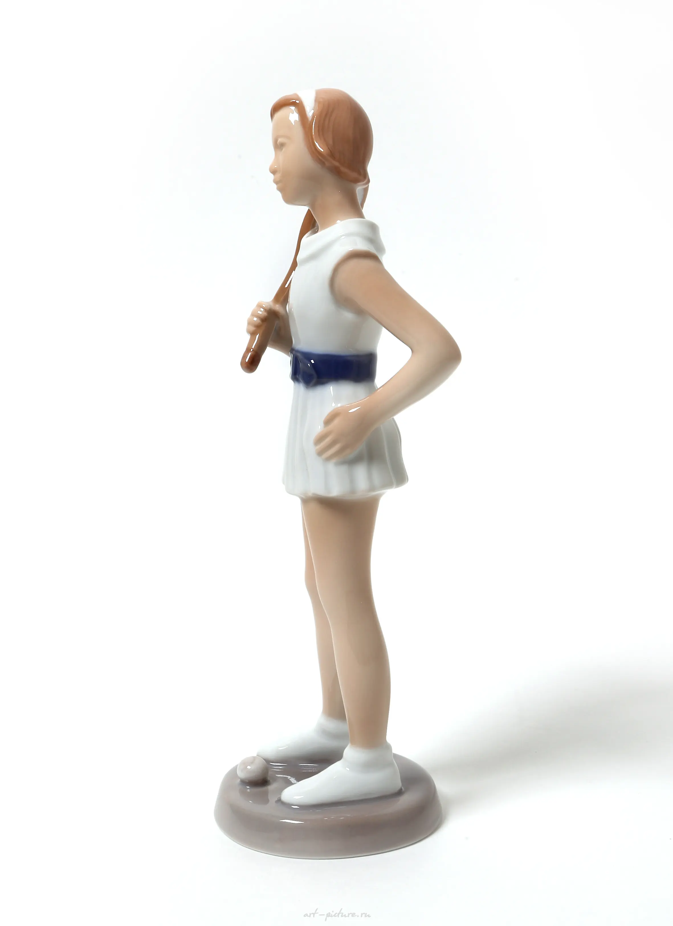 Porcelain figurine of a tennis player Bing & Grondahl — photo 4