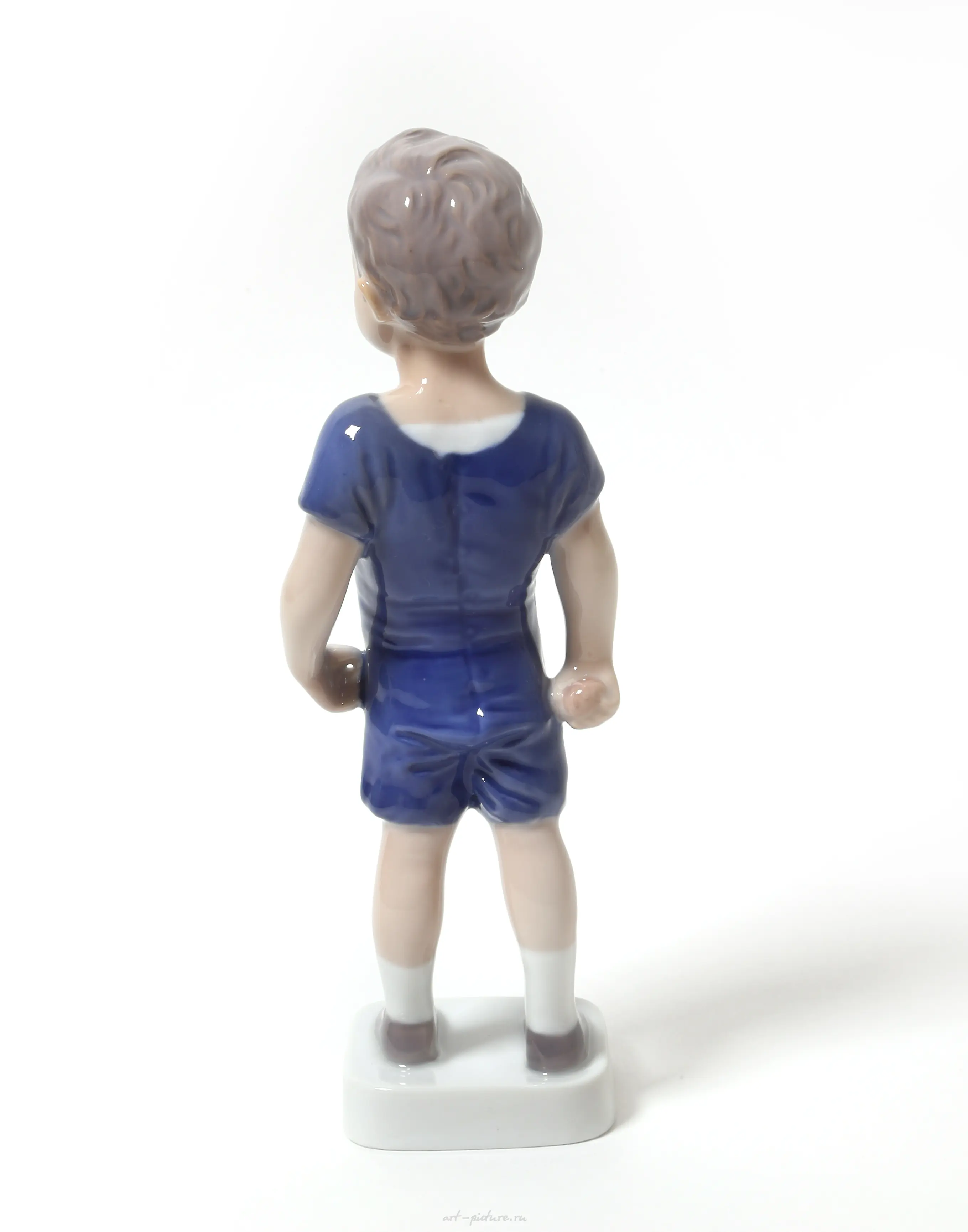 "Kai. A standing boy in shorts. Denmark, Copenhagen, Bing & Grondahl." — photo 4