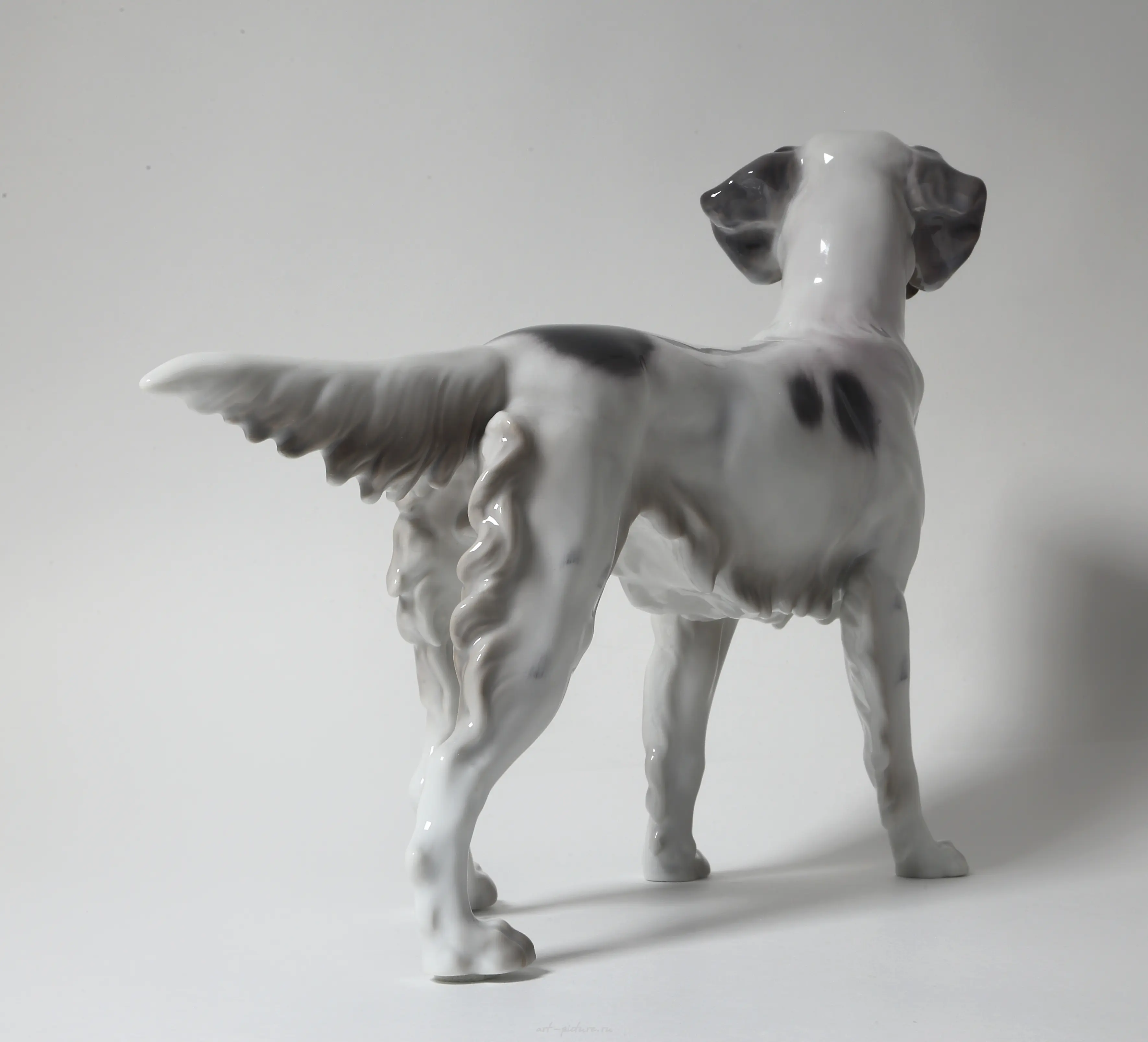 Setter with a partridge. Denmark, Copenhagen, Bing & Grondahl. — photo 6