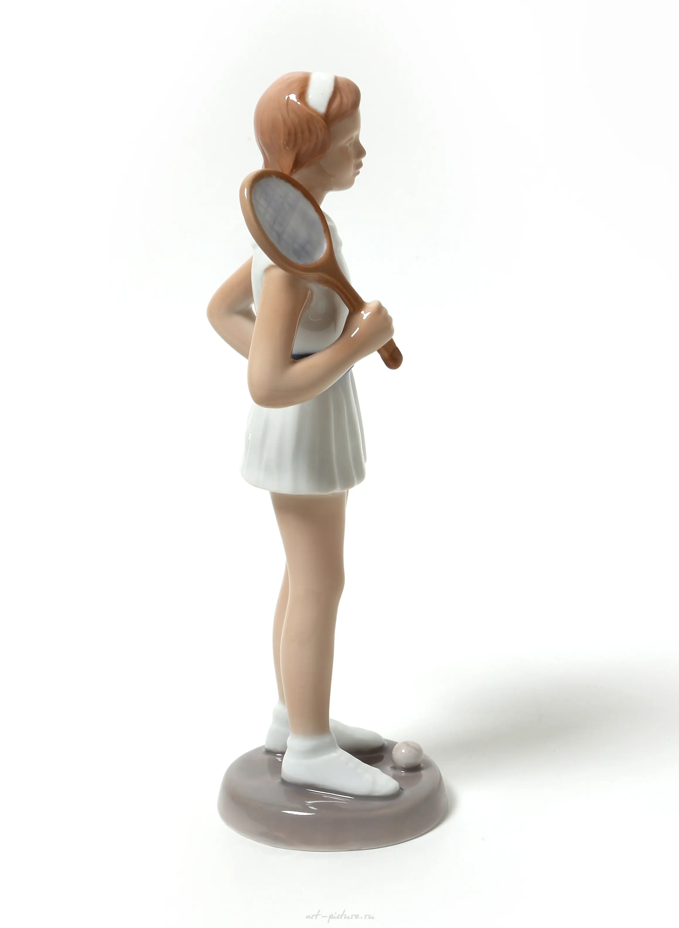 Porcelain figurine of a tennis player Bing & Grondahl — photo 2