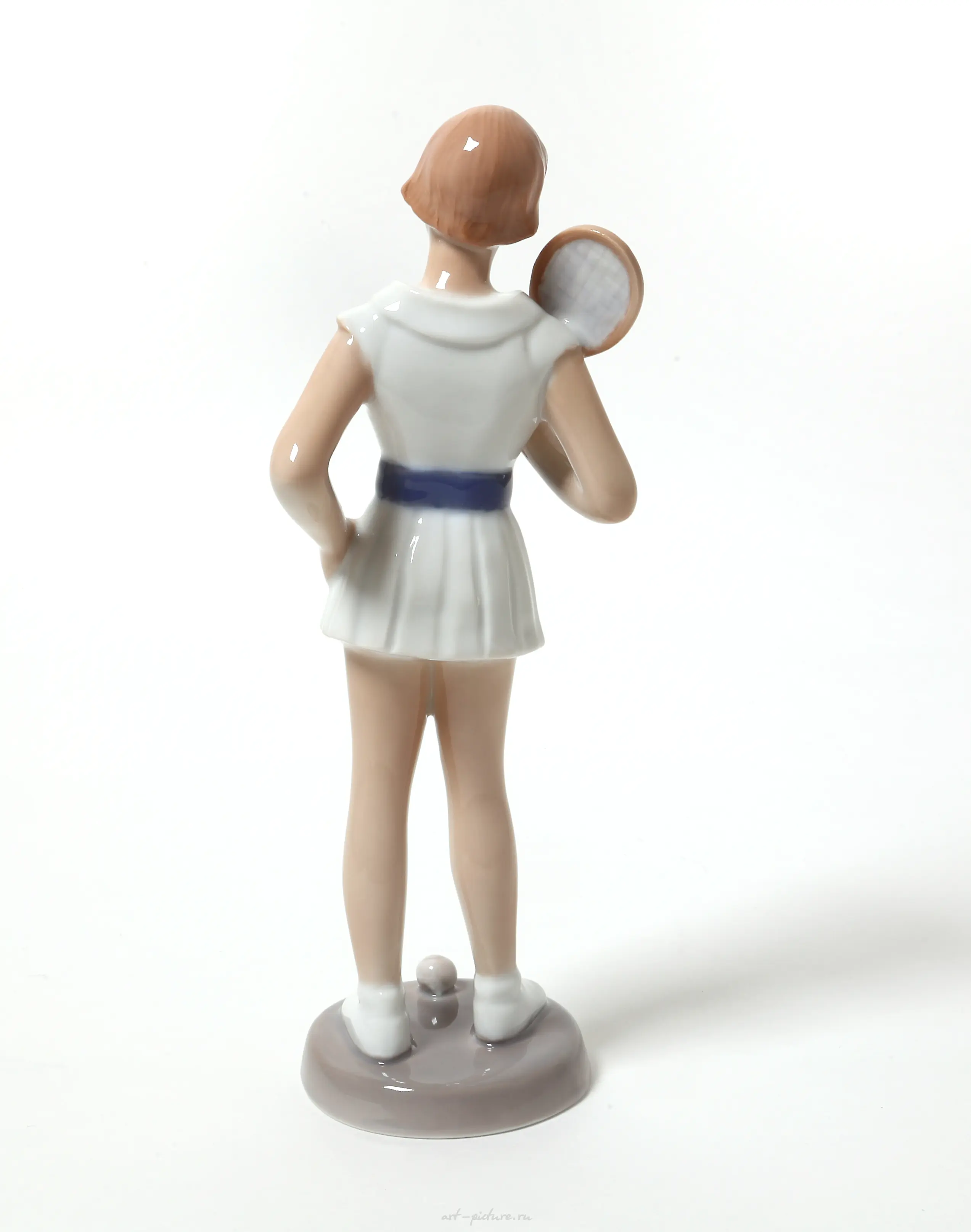 Porcelain figurine of a tennis player Bing & Grondahl — photo 3