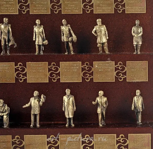 Bronze statuettes "Rulers of Russia" by sculptor Alexander Gusev. — photo 2