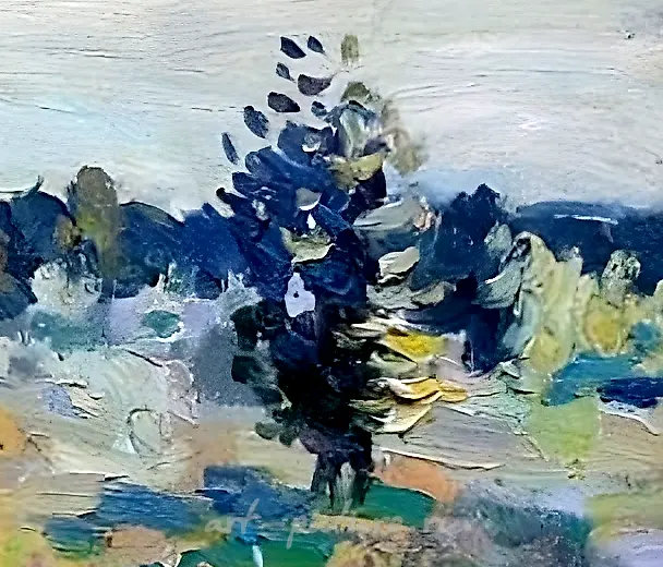 Fishers. Canvas, oil. 37 x 50 cm. — photo 3
