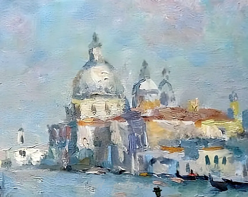 威尼斯。大运河。画布，油画。45 x 55 厘米 — 照片 3