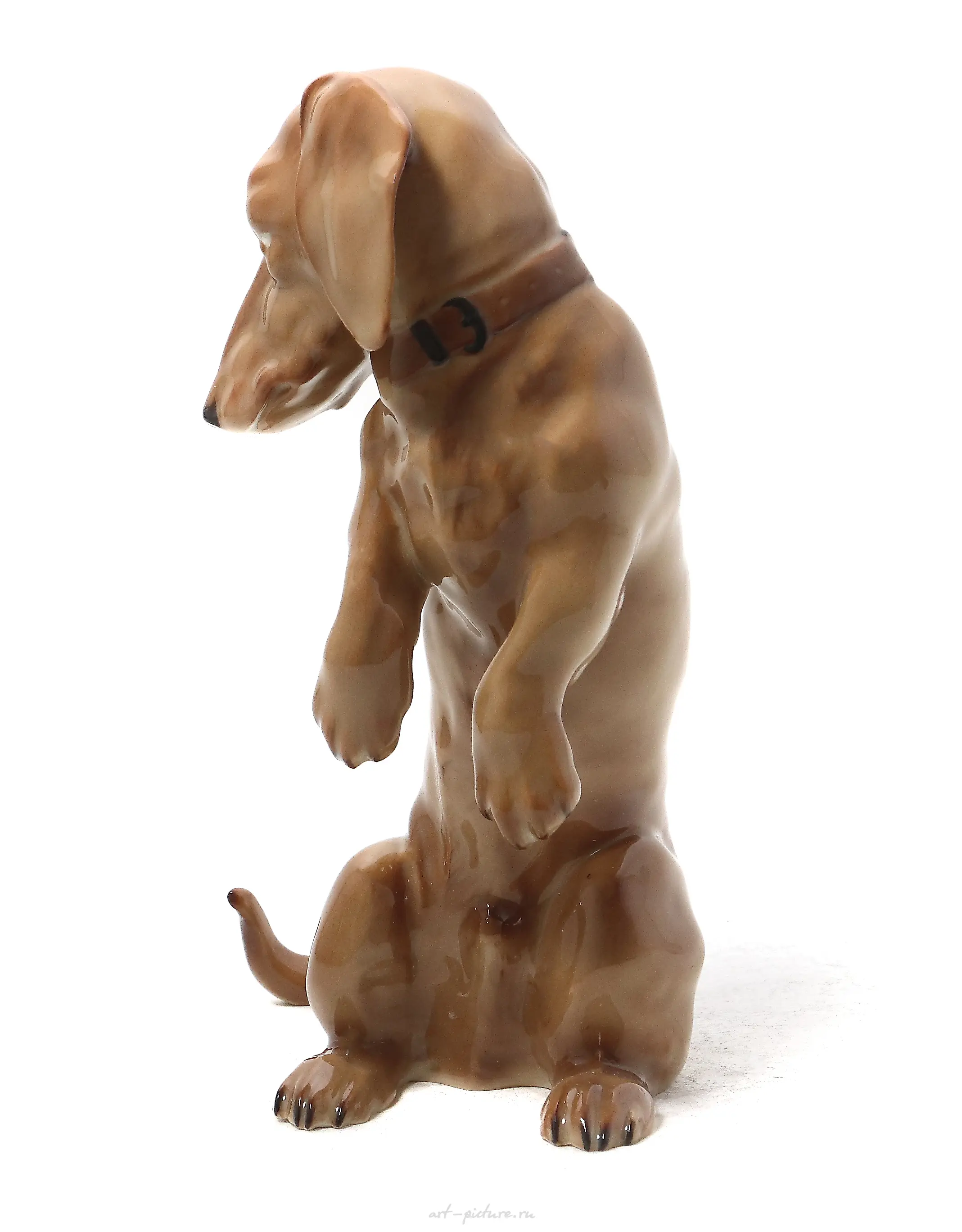 The porcelain figure "Dachshund." Rorstrand — photo 2