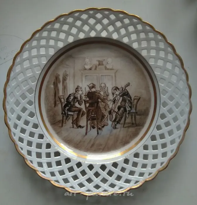 Artistic plate KPM — photo 3
