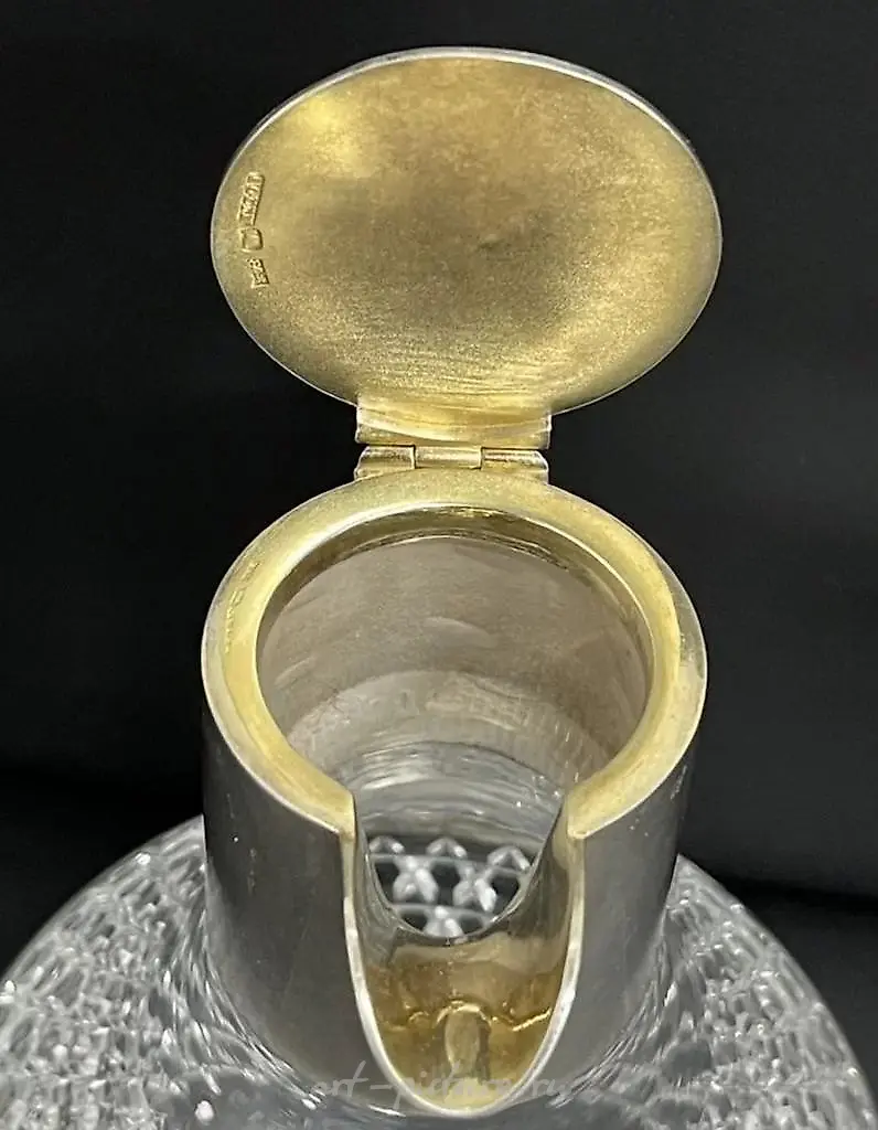 "DECANTER. CRYSTAL, SILVER BOLIN" — photo 3