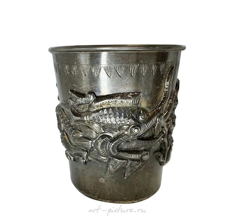 "Silver cup, China, 19th century." — photo 4