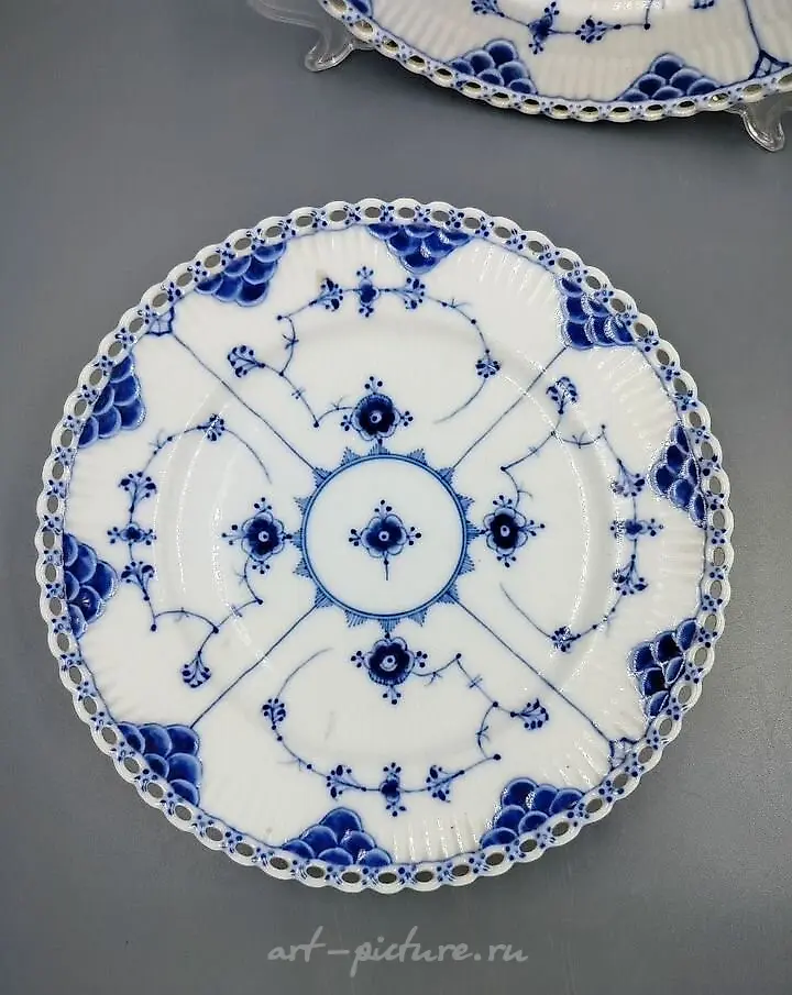 Тарелка Blue Fluted Full Royal Copenhagen Exclusives — фото 4