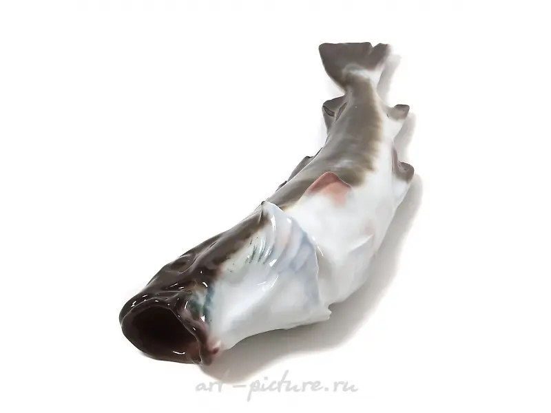 Porcelain Figurine "Cod" Royal Copenhagen, before 1893 — photo 6