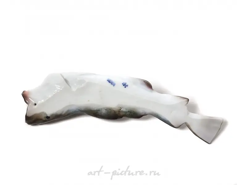 Porcelain Figurine "Cod" Royal Copenhagen, before 1893 — photo 5