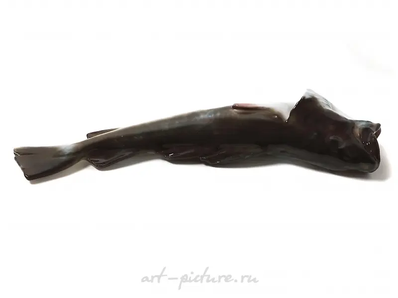 Porcelain Figurine "Cod" Royal Copenhagen, before 1893 — photo 4