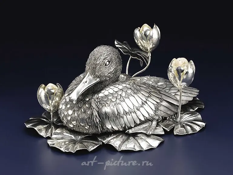 Buccellati Скульптурная композиция Утка лежащая — фото 4