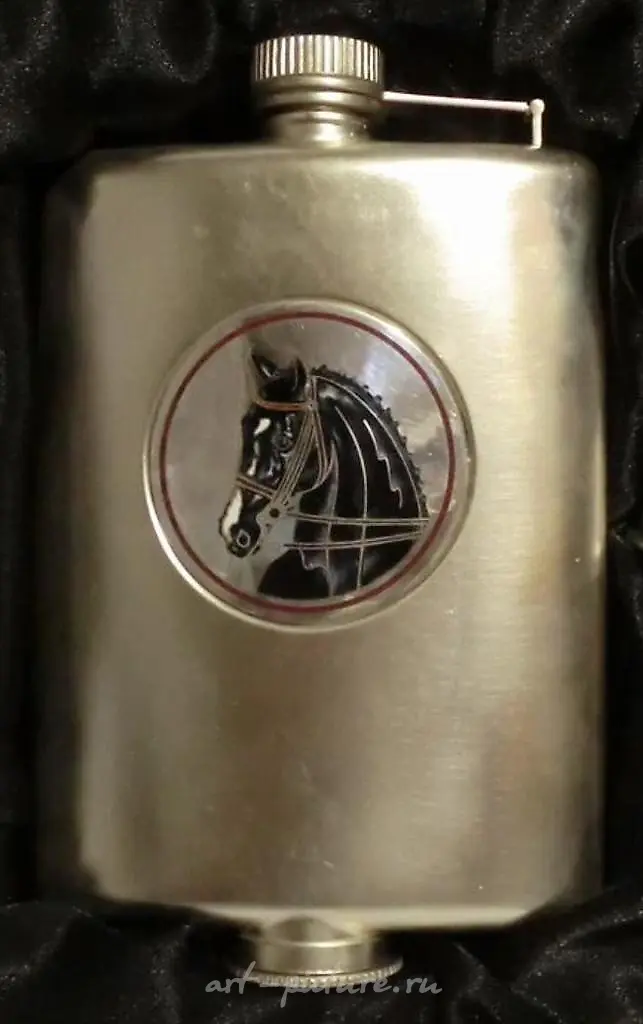 Silver Hunting Flask by Alexander Aniskin — photo 3