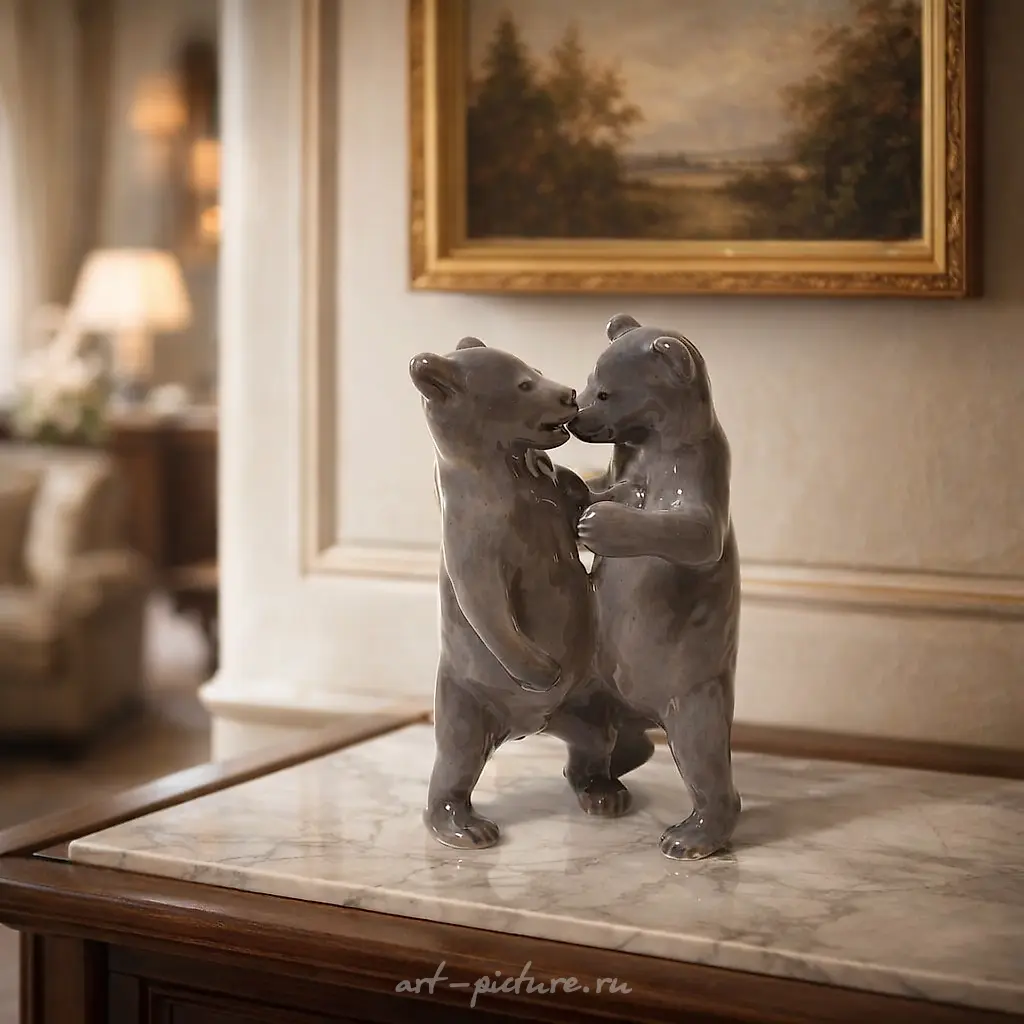 Two bears. Denmark, Copenhagen, Royal Copenhagen, before 1923. — photo 8