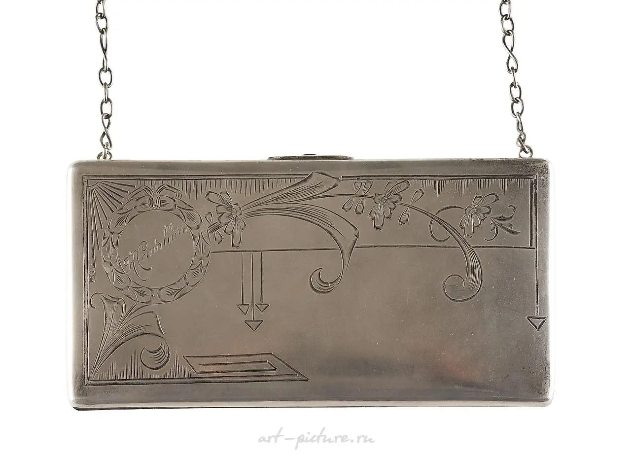 A SILVER LADY'S PURSE Russian, Moscow, Petr Petrovitch P — photo 2