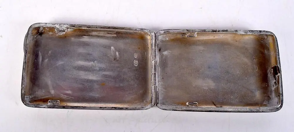AN ANTIQUE RUSSIAN SILVER CIGARETTE CASE. 104 grams. 8.75 cm... — photo 5
