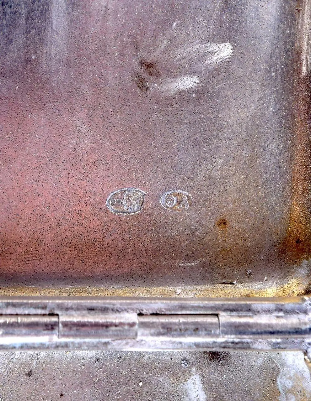 AN ANTIQUE RUSSIAN SILVER CIGARETTE CASE. 104 grams. 8.75 cm... — photo 3