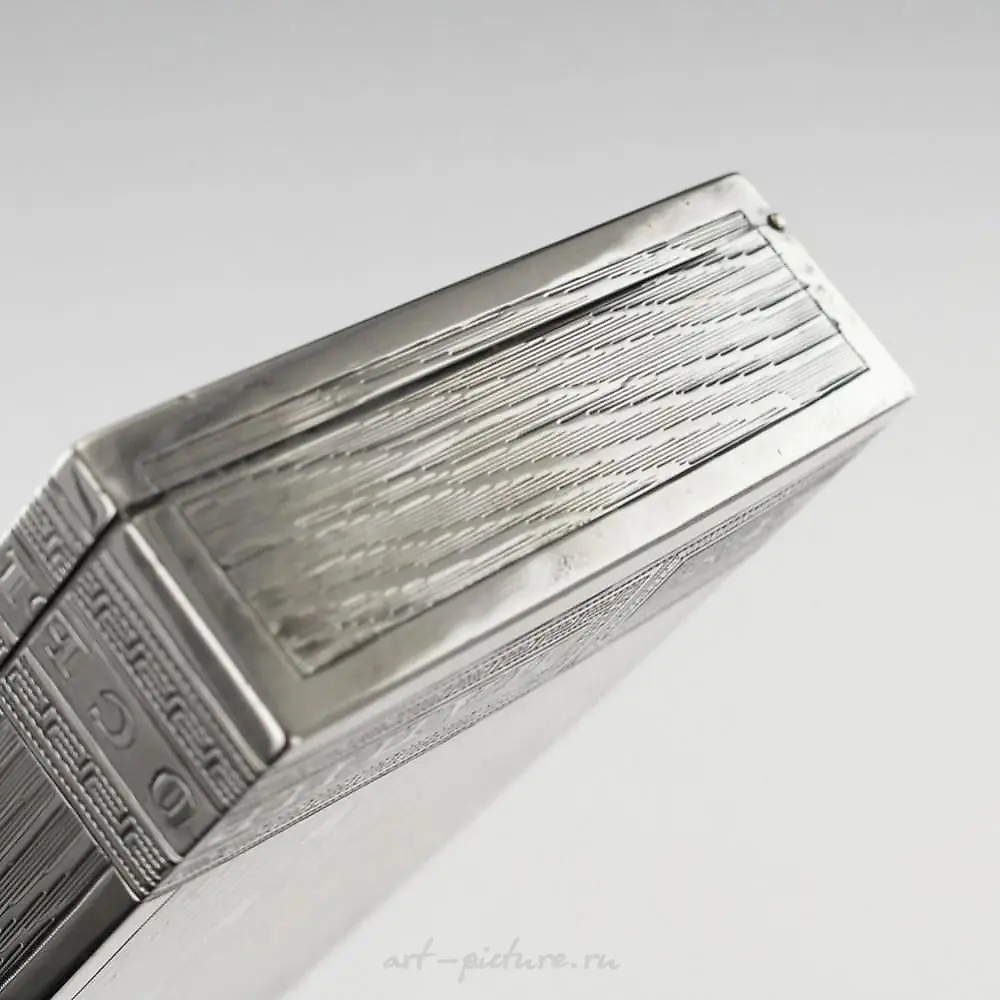 Imperial Russian silver cigar box — photo 3