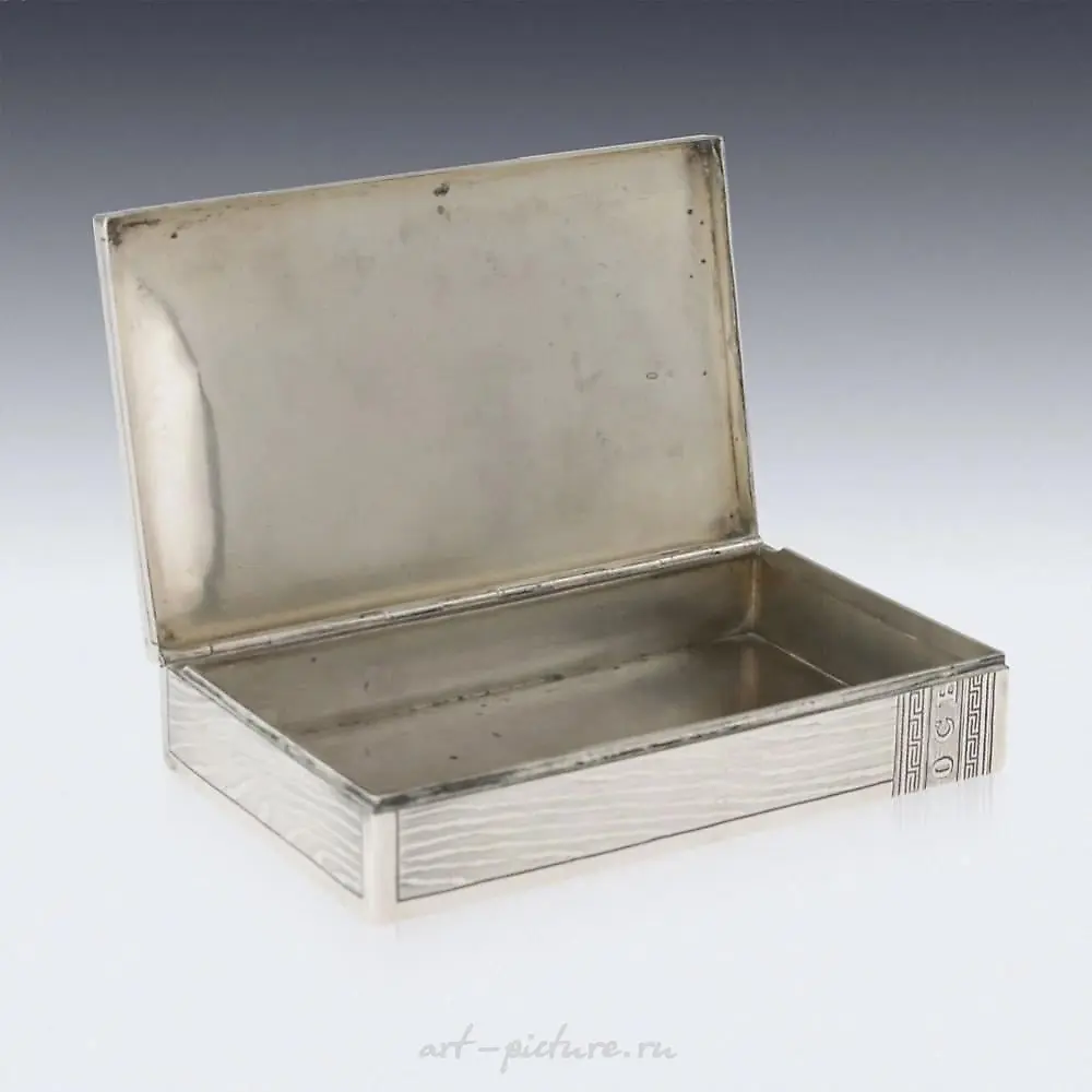 Imperial Russian silver cigar box — photo 6