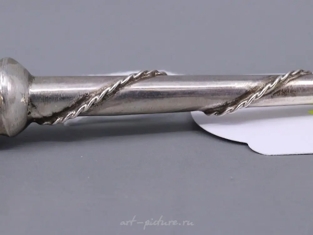 Antique Russian 84 Silver Judaica Torah Pointer — photo 6