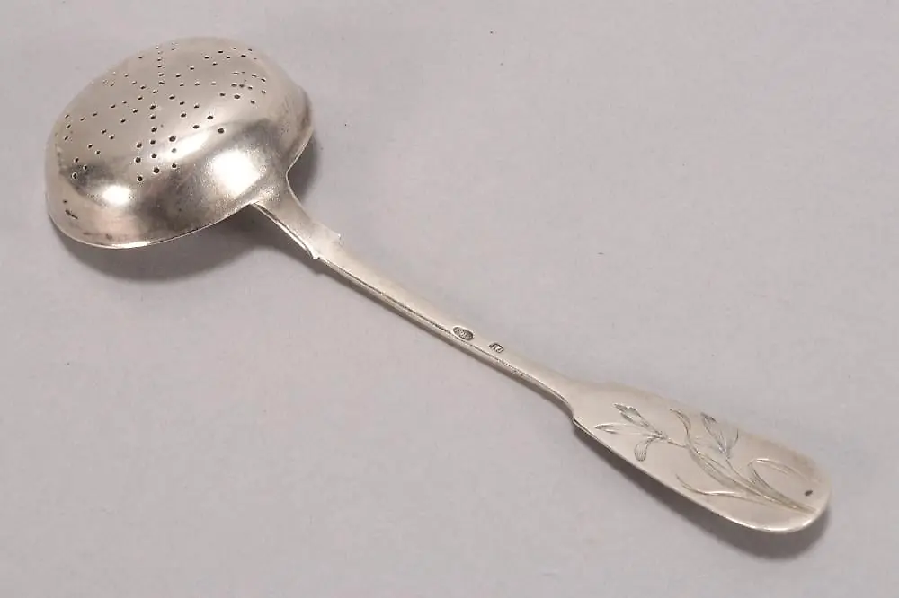 Early 20th Century Russian Niello Silver Belt — photo 5