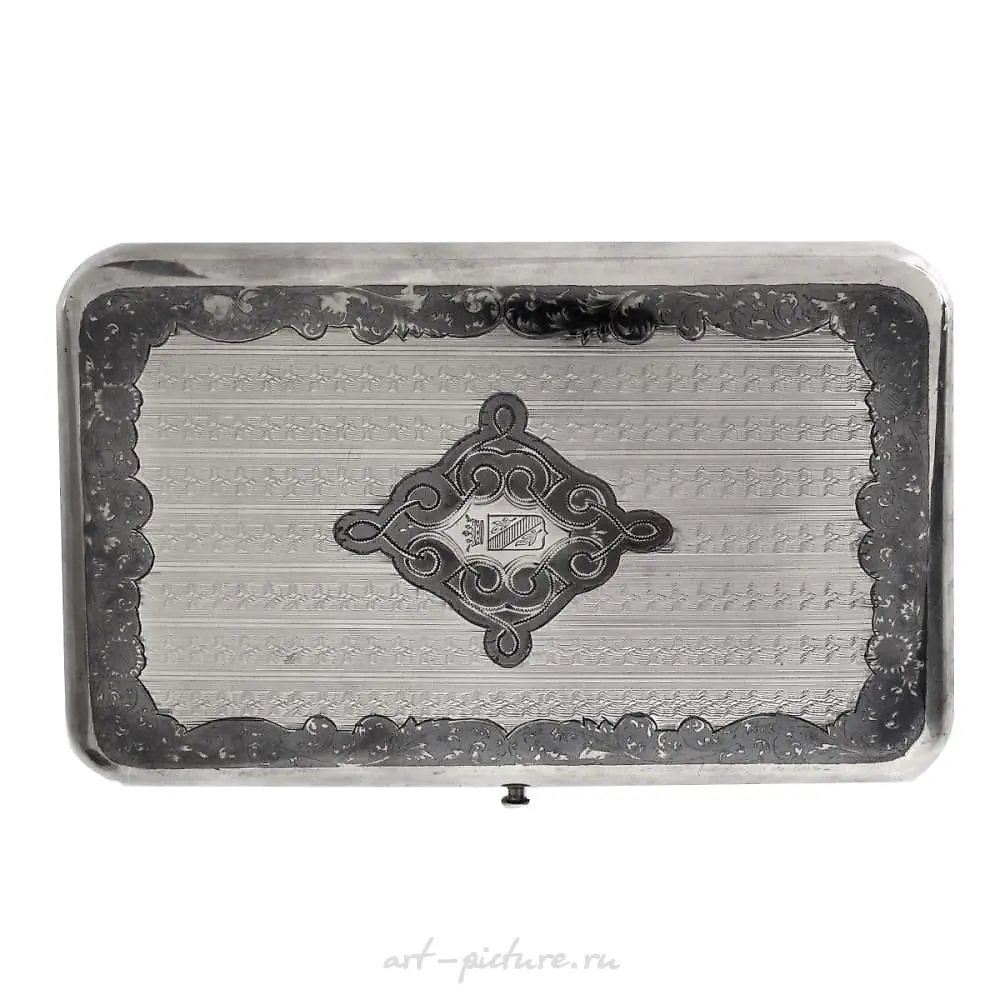 Russian Silver Cigar Case — photo 6