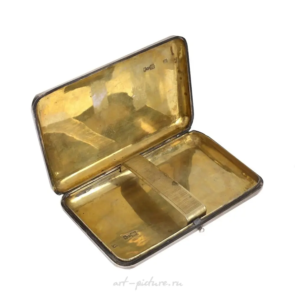 Russian Silver Cigar Case — photo 4