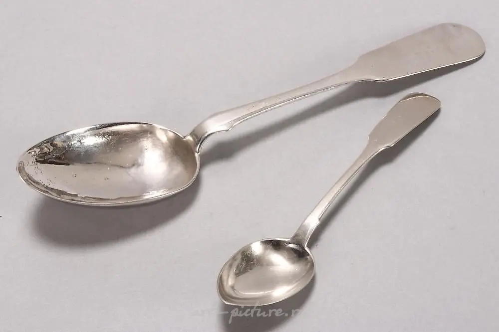 Russian Silver Sifting Spoon