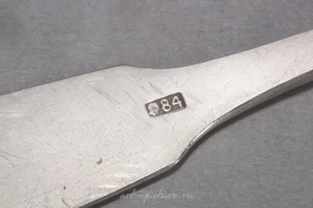 Russian Silver Sifting Spoon — photo 3