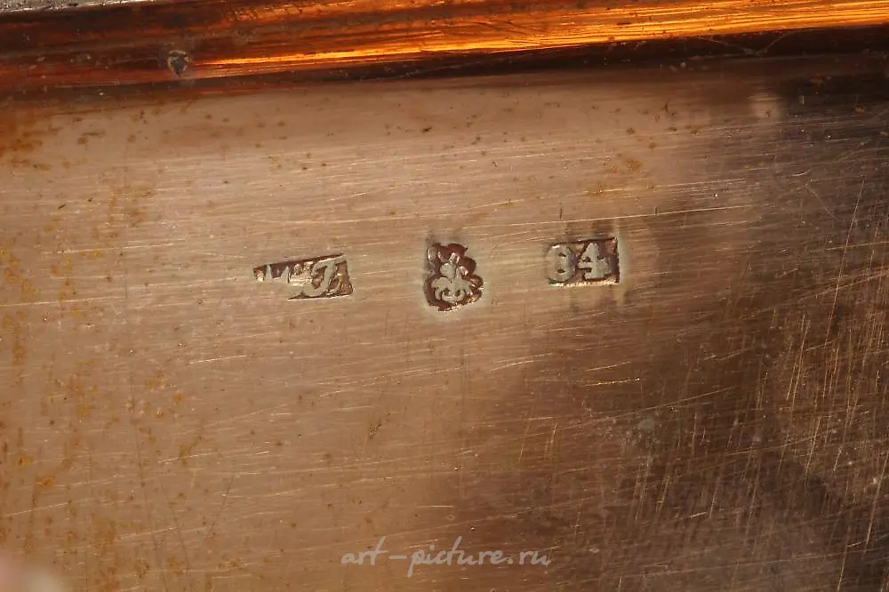 19th Century Russian Silver and Niello Snuff Box — photo 2