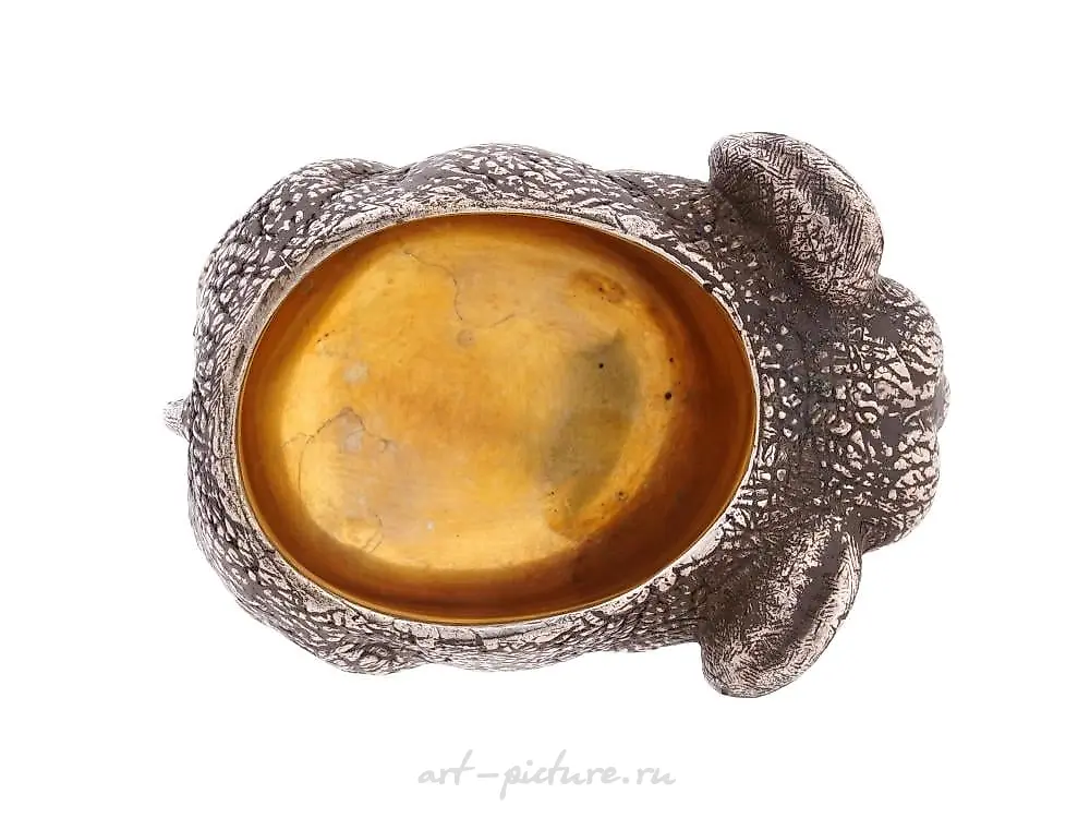 RUSSIAN 88 SILVER FIGURE OF ELEPHANT SALT CELLAR — photo 2