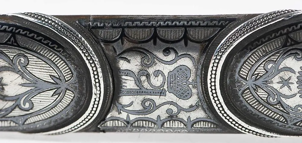 Two 19th Century Pistols with Wire Inlay — photo 8