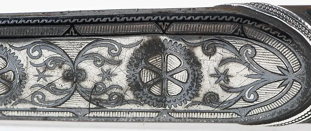 Two 19th Century Pistols with Wire Inlay — photo 9