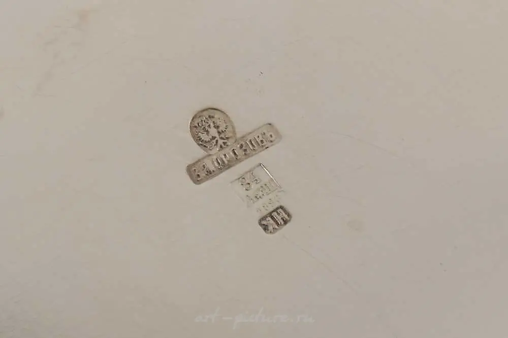 A Nicholas II late 19th century Russian 84 zolotnik parcel g... — photo 2