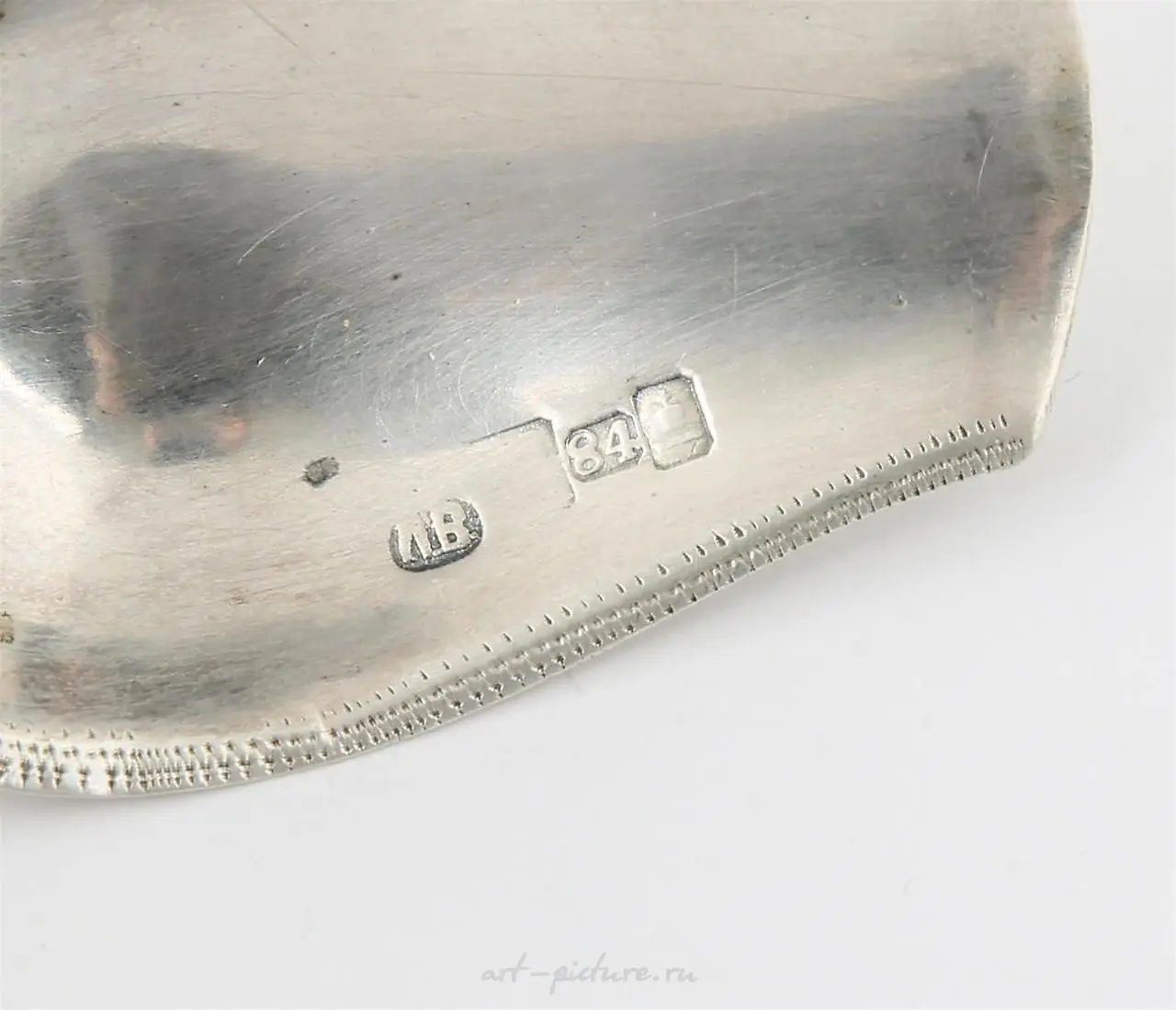 Continental silver 800 grade caddy spoon with the handle in ... — photo 2