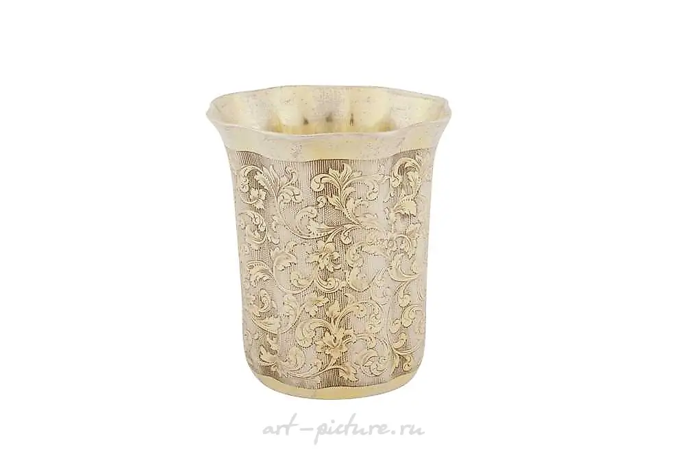 A Nicholas I Russian 84 zolotnik (875 standard) silver beaker...