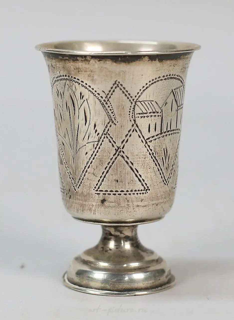Pair of Sterling Kiddush Cups — photo 13