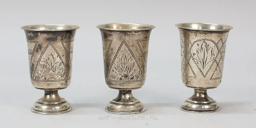 Pair of Sterling Kiddush Cups — photo 10