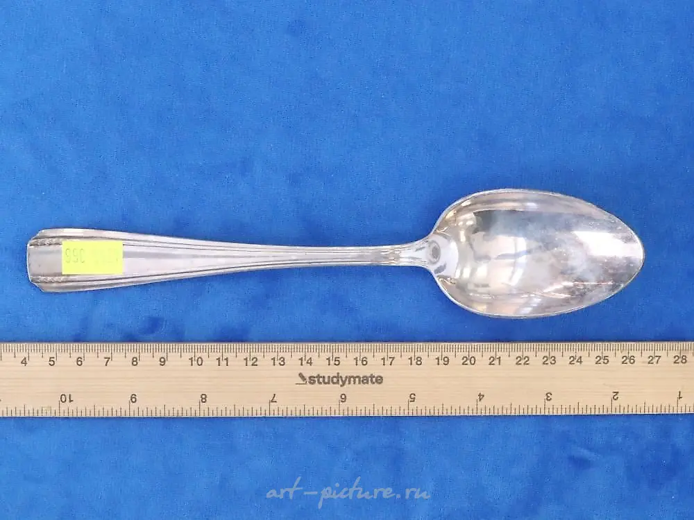 RUSSIAN 875 SILVER SPOON, CIRCA 1882-1896, HALLMARKED, 44.7 ... ENGLISH TRANSLATION: RUSSIAN 875 SILVER SPOON, CIRCA 1882-1896, HALLMARKED, 44.7 ...
