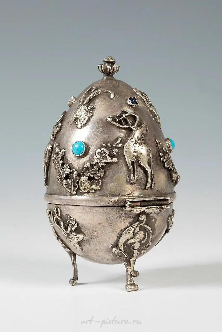 Ornamental egg. St. Petersburg, 19th century. In... — photo 4