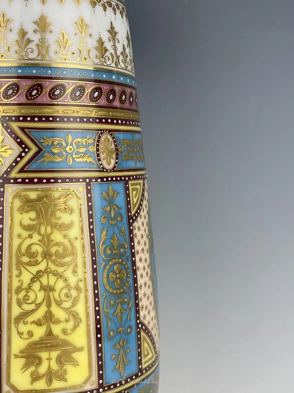 A LARGE ART NOUVEAU ROYAL VIENNA VASE — photo 2