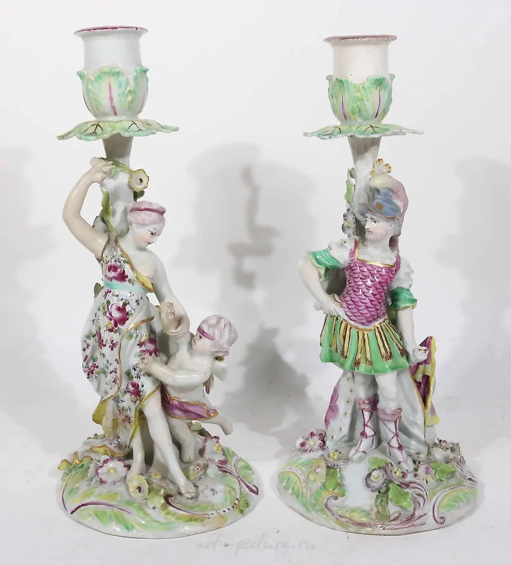 Six Meissen Porcelain Small Figurines