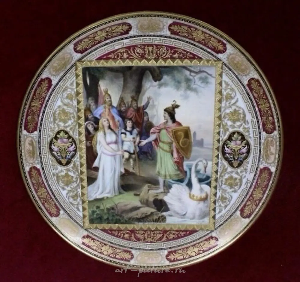 A LARGE 19TH CENTURY ROYAL VIENNA CHARGER