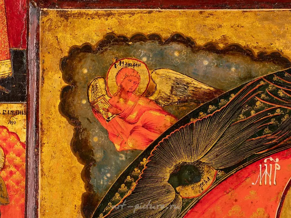 LARGE AND FINE ICON WITH THE MOTHER OF GOD OF THE SIGN (ZNA... — photo 4