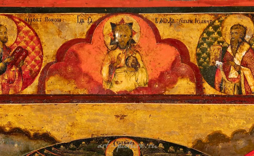 LARGE AND FINE ICON WITH THE MOTHER OF GOD OF THE SIGN (ZNA... — photo 11